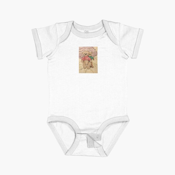 Two Lovable Bears Short Sleeve Baby One-Piece