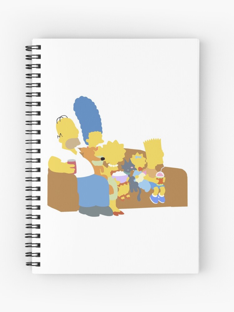 Sad Bart Simpson Spiral Notebooks for Sale