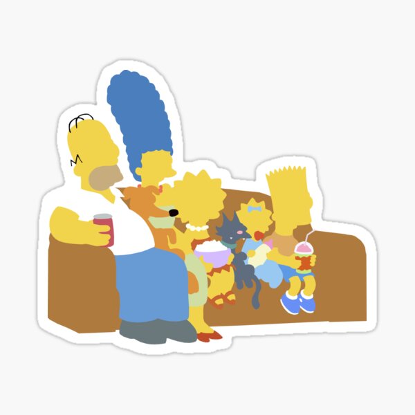 Supreme Bart Simpson “Swag” Skateboard Sticker Decal