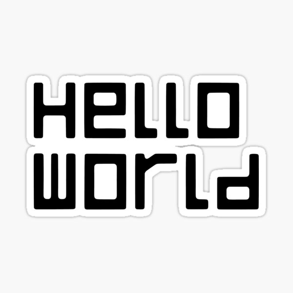 Item preview, Hello World designed and sold by Rhu Creations.