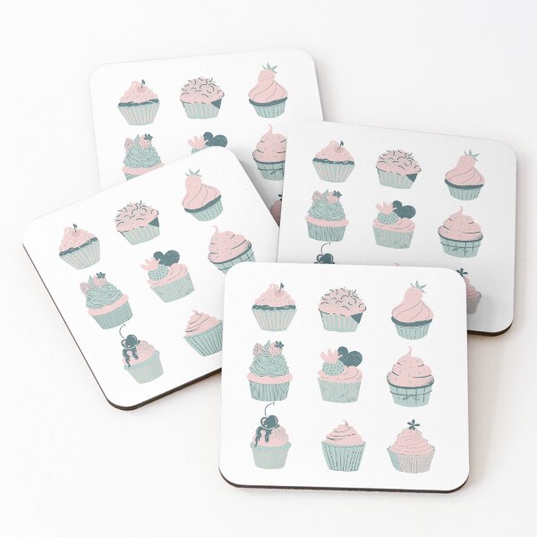 Item preview, Pink and Green cupcakes  designed and sold by Abstract-Shop-0.