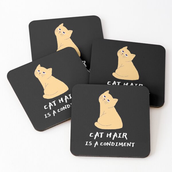Item preview, Cat Hair Is a Condiment. Funny Cat Saying. T-Shirt designed and sold by BestCoolStuff.