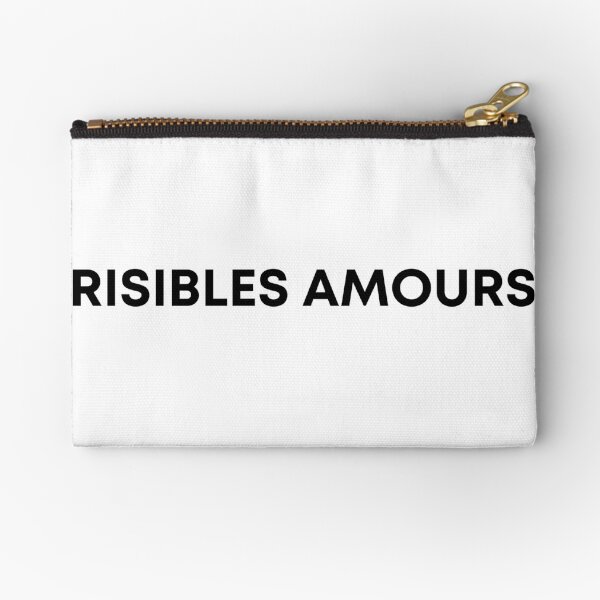 I Know The Risks Of Love But I Still Have The Love Of Risk Nekfeu Zipper Pouch By Studiomf Redbubble