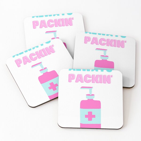 Item preview, Always Packing Covid Pathogen Hand Sanitizer Funny Design designed and sold by mkzmerch.