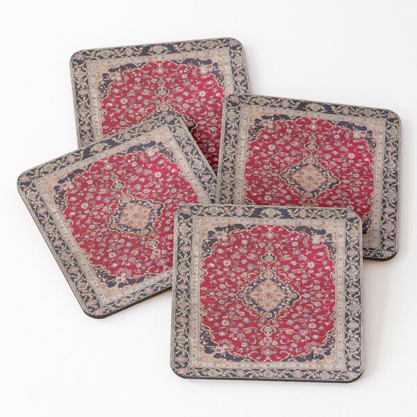 Item preview, RED VINTAGE PERSIAN DESIGN designed and sold by leoro2025.