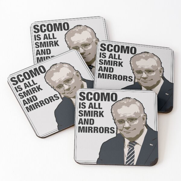 Item preview, SCOMO Smirk and Mirrors (Dark text) designed and sold by AWD Studios.