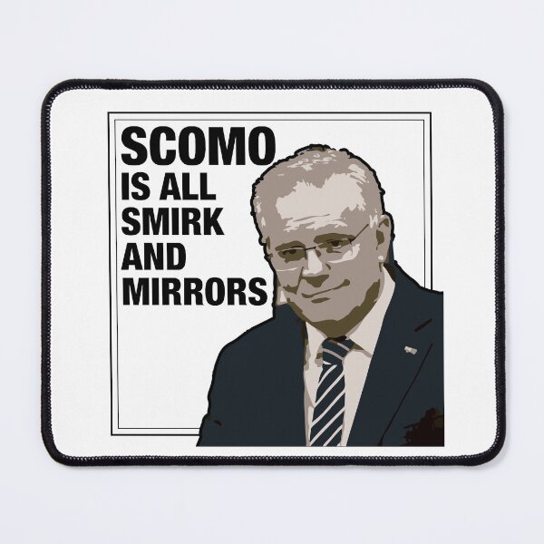 Item preview, SCOMO Smirk and Mirrors (Dark text) designed and sold by AWD Studios.