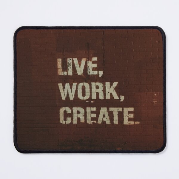 Item preview, LIVE, WORK, CREATE designed and sold by photograpyshop.