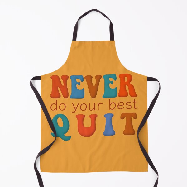 Item preview, Never Do Your Best Quit Orange Blue designed and sold by cashewdays.