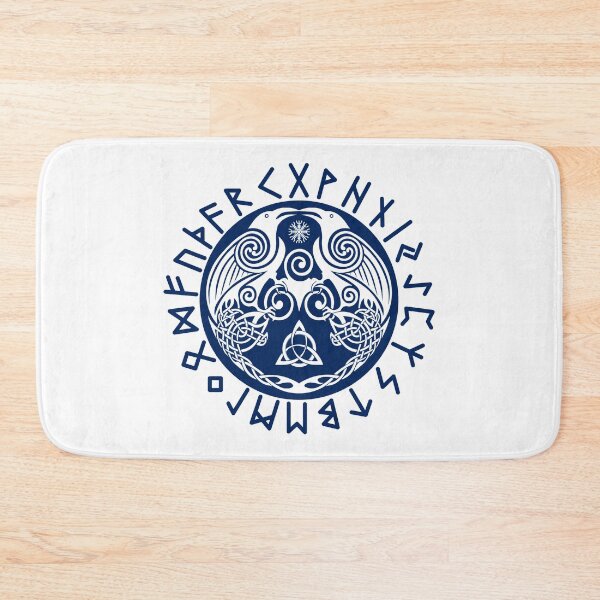 Item preview, Hugin y Munin Nudo celta Runas nórdicas Vikingos designed and sold by Dog-T-Shirts.