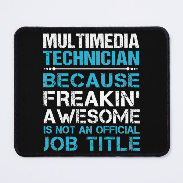 Item preview, Multimedia Technician T Shirt - Freaking Awesome Job Gift Item Tee designed and sold by oetate4774.