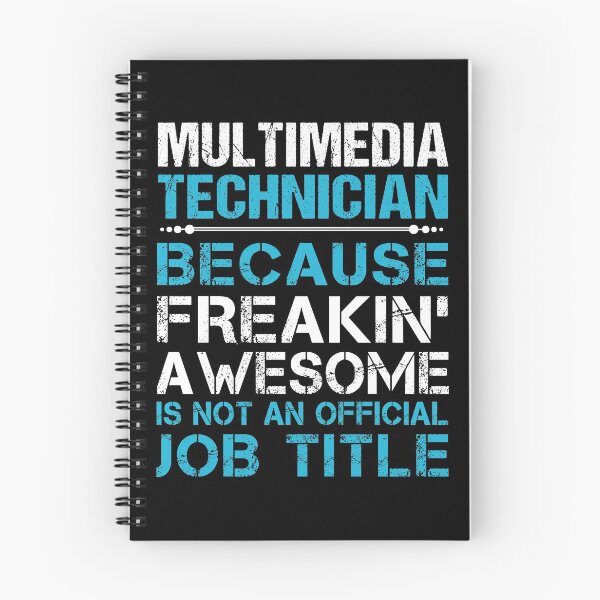 Item preview, Multimedia Technician T Shirt - Freaking Awesome Job Gift Item Tee designed and sold by oetate4774.