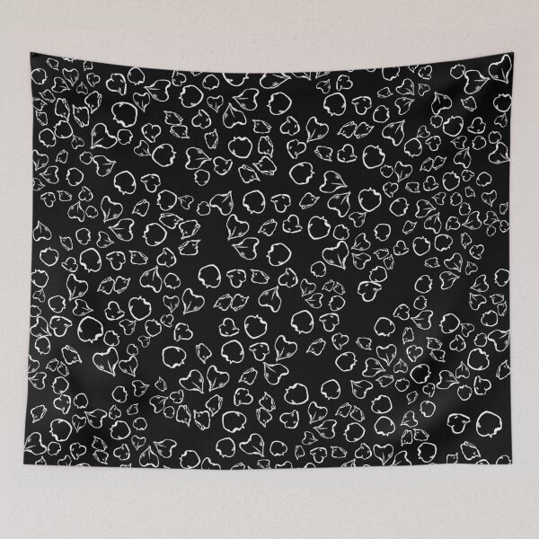 Item preview, Black and White Rose Petals designed and sold by OyeMoye.