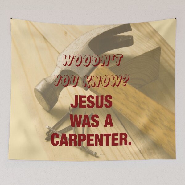 Item preview, Carpenter Jesus designed and sold by kristalcurt.