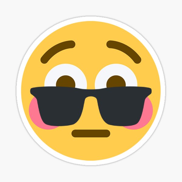 Flustered Emoji Sticker For Sale By Amberner Redbubble