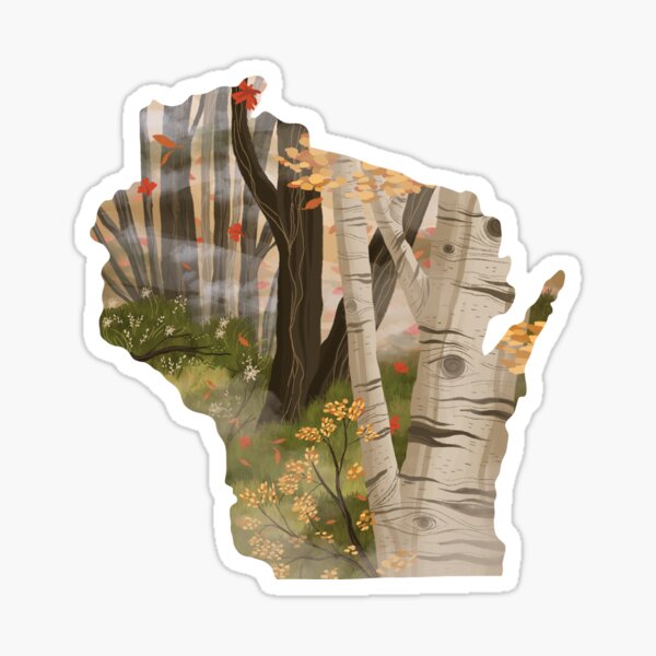 Item preview, Wisconsin Fall Birch designed and sold by carlygcreates.