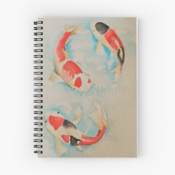 Item preview, Three little Koi Fish - Watercolor Redbubble Clothing and Home Accessories designed and sold by Winnie Tam.