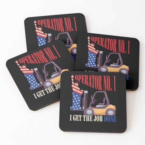 Item preview, US Operator Number One Forklift Operator designed and sold by Printed-Memes.