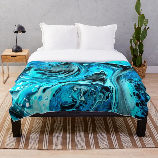 Item preview, Blue circle oil pour designed and sold by alexislamb65.