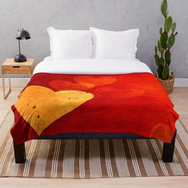 Item preview, Red background with overlapping hearts  designed and sold by Photorebelle.