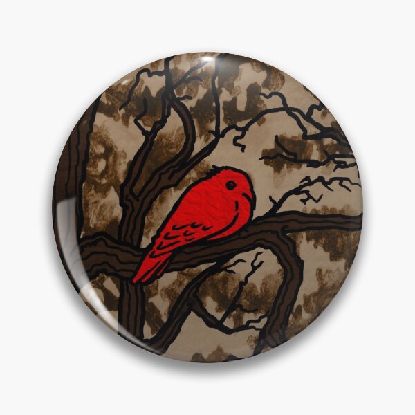 Item preview, Birds in Trees (Brown and red) designed and sold by Vincent Briggs.