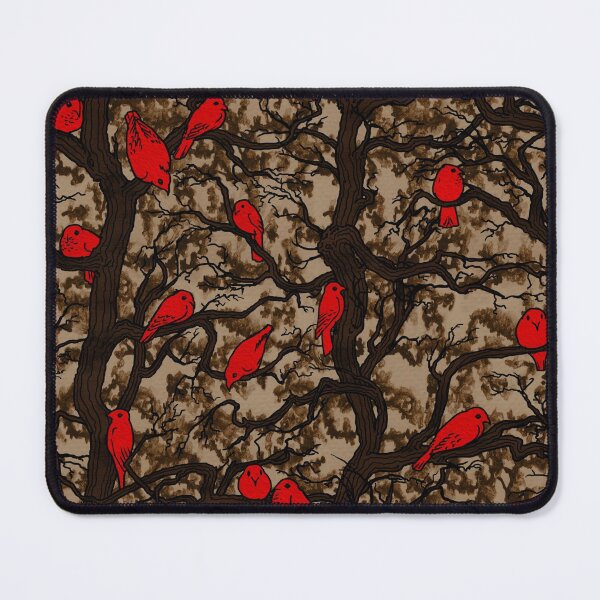 Item preview, Birds in Trees (Brown and red) designed and sold by Vincent Briggs.