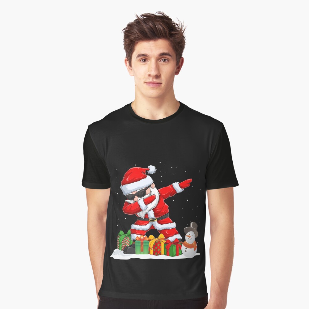 Duendes De Navidad Grandes Camiseta Navideña Con Estampa De Santa
