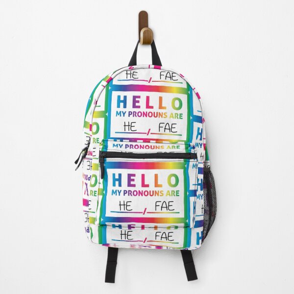 Item preview, Hello My Pronouns Are: HE / FAE designed and sold by Lori P.