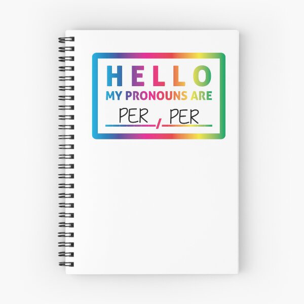 Item preview, Hello My Pronouns Are: PER / PER designed and sold by Lori P.