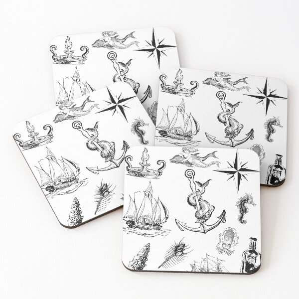 Item preview, Nautical Vintage Illustration  designed and sold by vulkx-store.