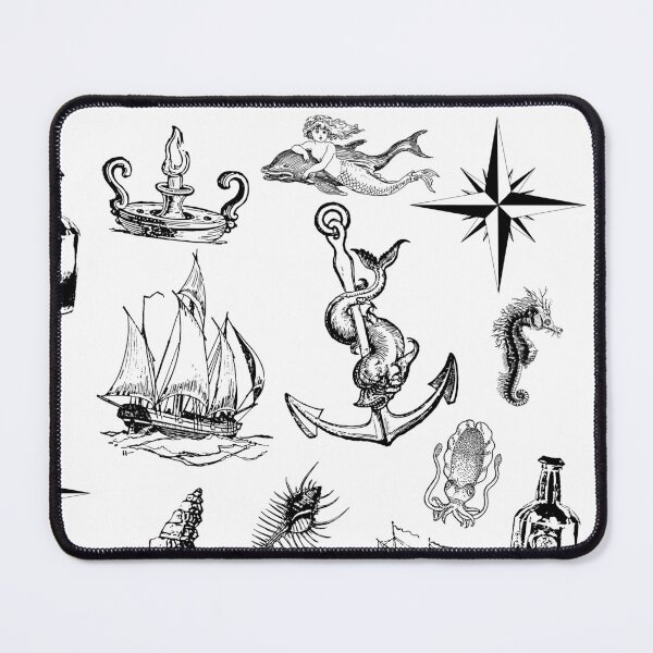 Item preview, Nautical Vintage Illustration designed and sold by vulkx-store.
