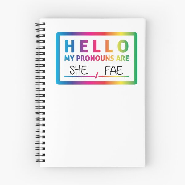 Item preview, Hello My Pronouns Are: SHE / FAE designed and sold by Lori P.