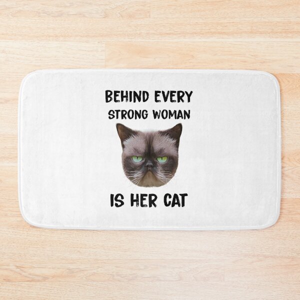 Item preview, Behind every strong woman is her cat designed and sold by KHAFiT.