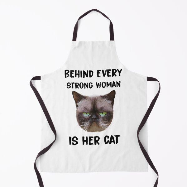 Item preview, Behind every strong woman is her cat designed and sold by KHAFiT.
