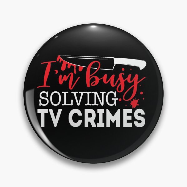 Item preview, I'm busy solving tv crimes designed and sold by pnkpopcorn.