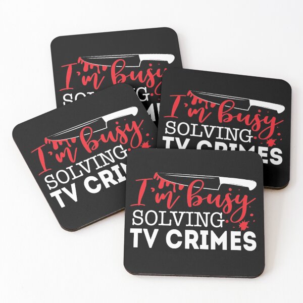 Item preview, I'm busy solving tv crimes designed and sold by pnkpopcorn.