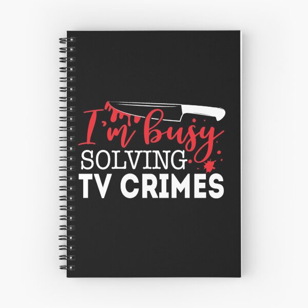 Item preview, I'm busy solving tv crimes designed and sold by pnkpopcorn.