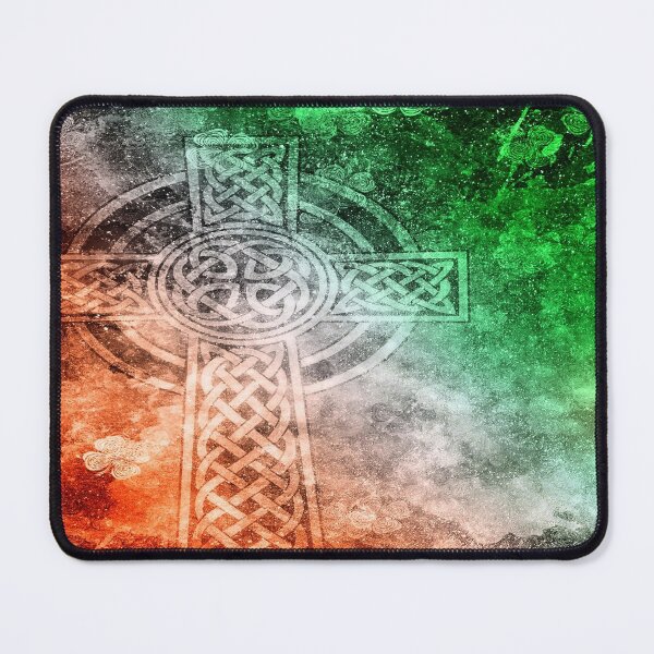 Item preview, IRISH - Cross Celtic Art Color designed and sold by SisileeGift.