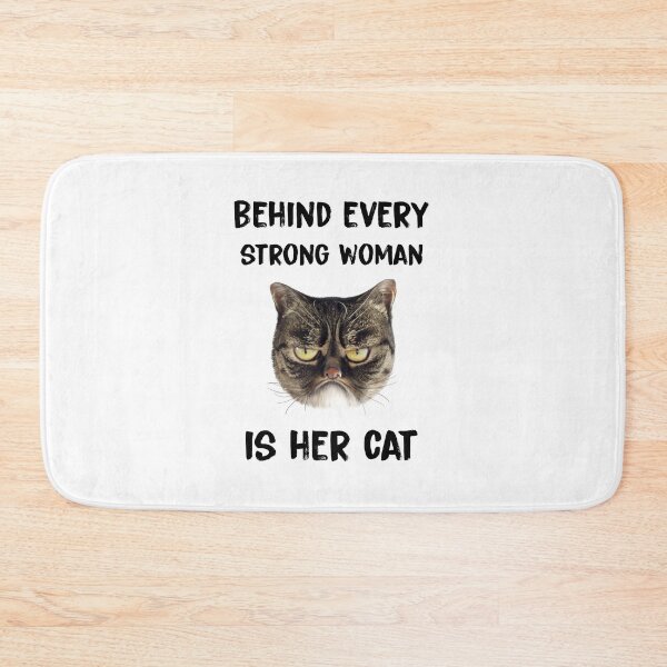 Item preview, Behind every strong woman is her cat designed and sold by KHAFiT.