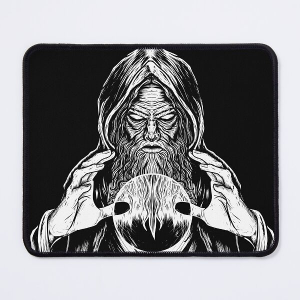 Item preview, The Orb Pondering Wizard - Novelty Meme designed and sold by CryptidArt.