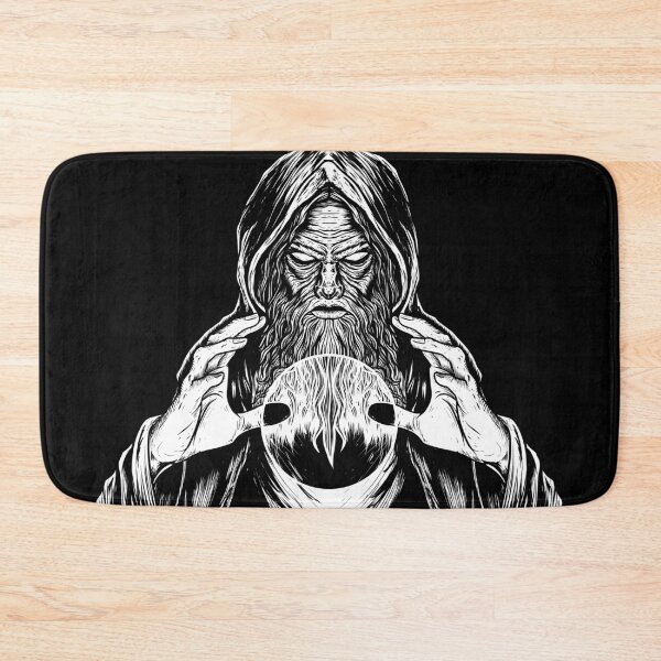 Item preview, The Orb Pondering Wizard - Novelty Meme designed and sold by CryptidArt.