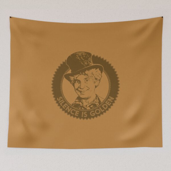 Item preview, Silence is Golden designed and sold by SpruceTavern.