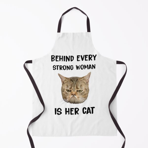Item preview, Behind every strong woman is her cat designed and sold by KHAFiT.