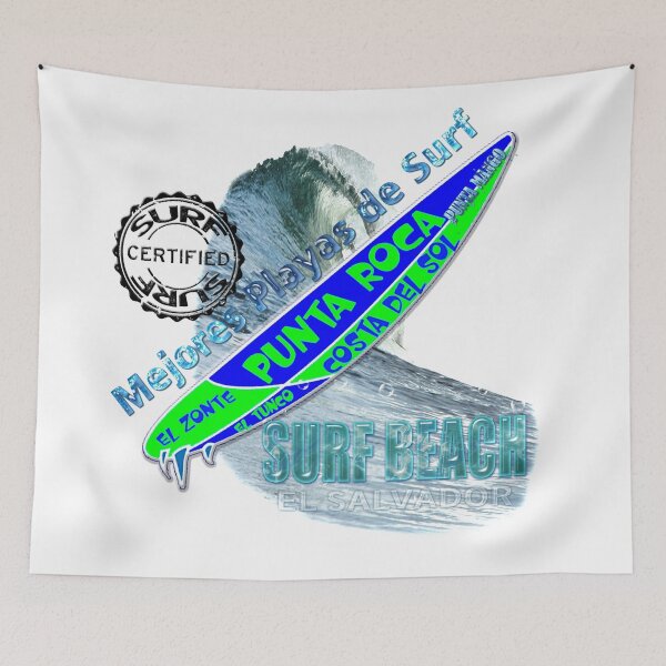 Item preview, Best surf beaches El Salvador designed and sold by Salvatienda.