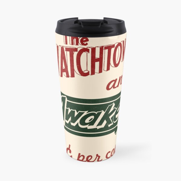 "WATCHTOWER & AWAKE! VINTAGE MESSENGER BAG" Travel Mug by