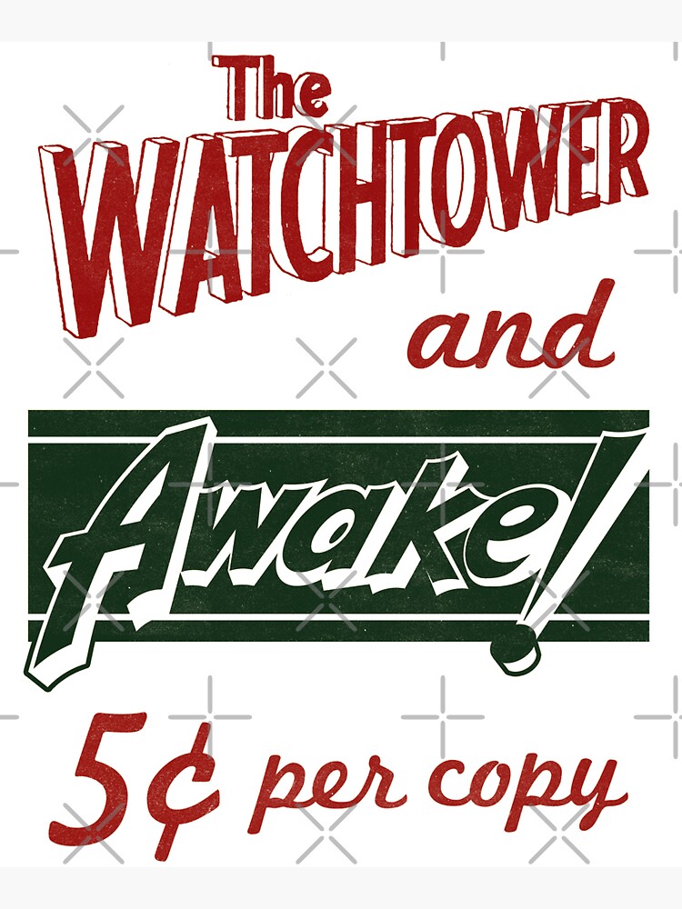 WATCHTOWER & AWAKE! VINTAGE MESSENGER BAG by JenielsonDesign