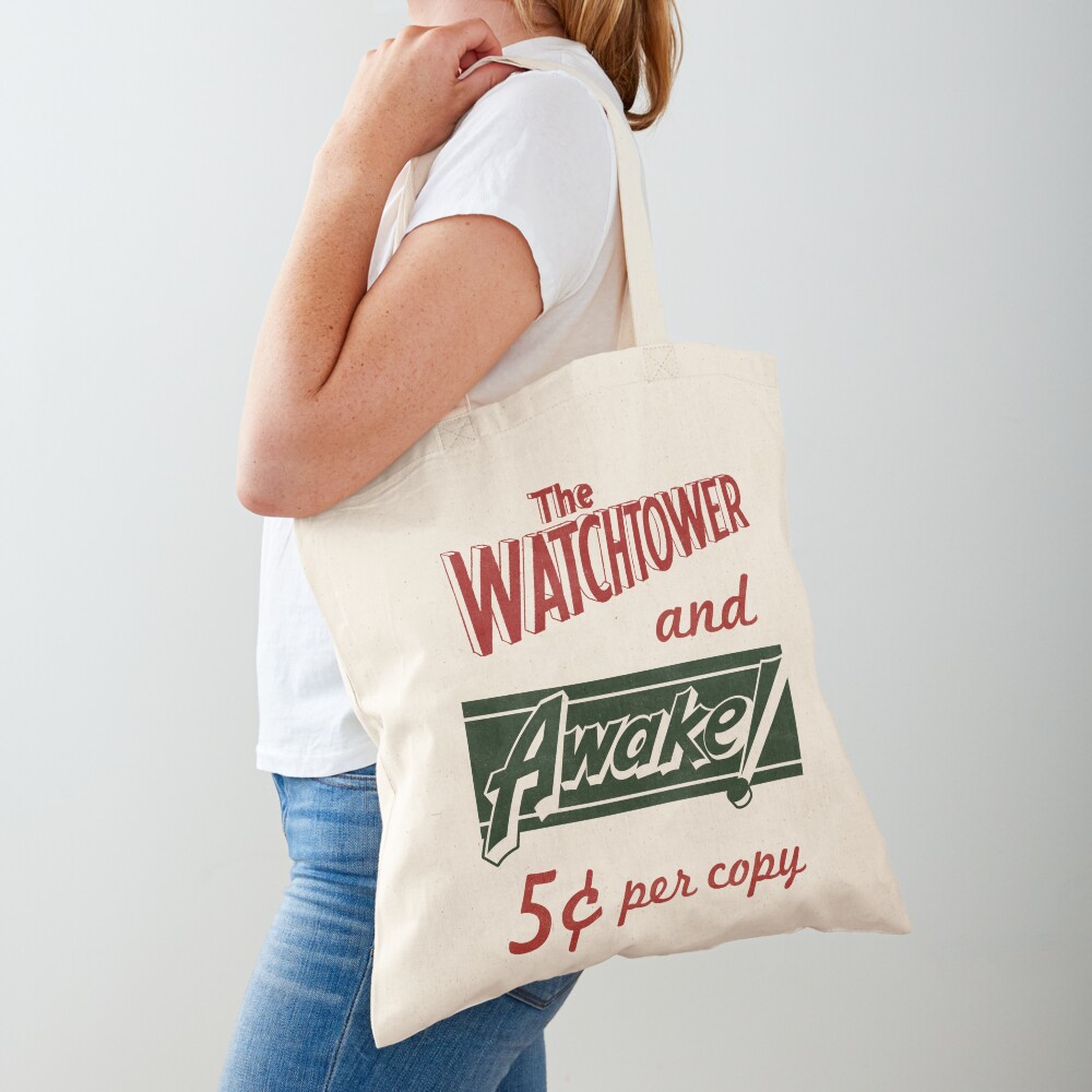WATCHTOWER & AWAKE! VINTAGE MESSENGER BAG Tote Bag