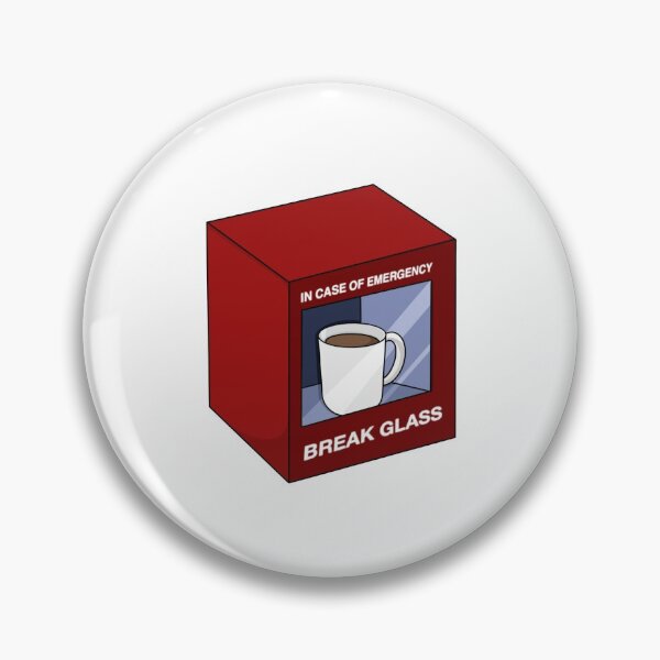 Item preview, Coffee: In Case of Emergency Break Glass designed and sold by destmarie.