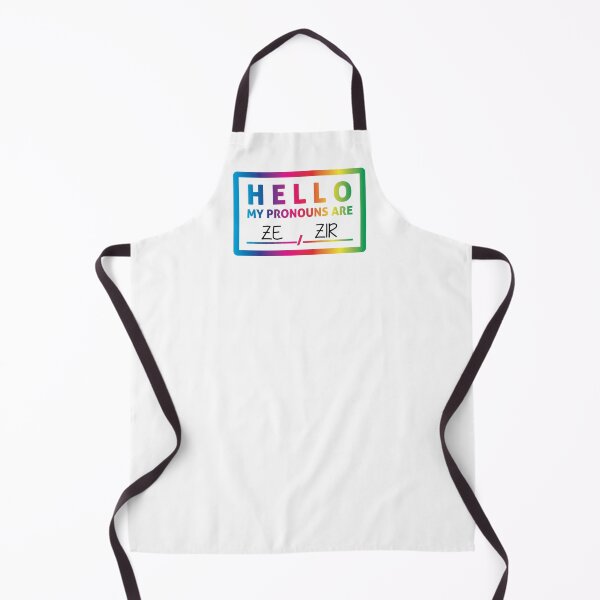 Item preview, Hello My Pronouns Are: ZE / ZIR designed and sold by Lori P.