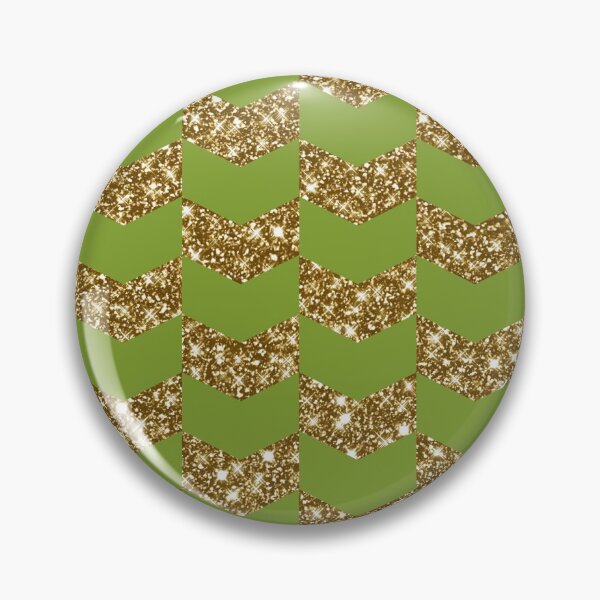 Item preview, Gold Glitter Chevron on Light Green Background Seamless Pattern designed and sold by Trinket-Trickster.